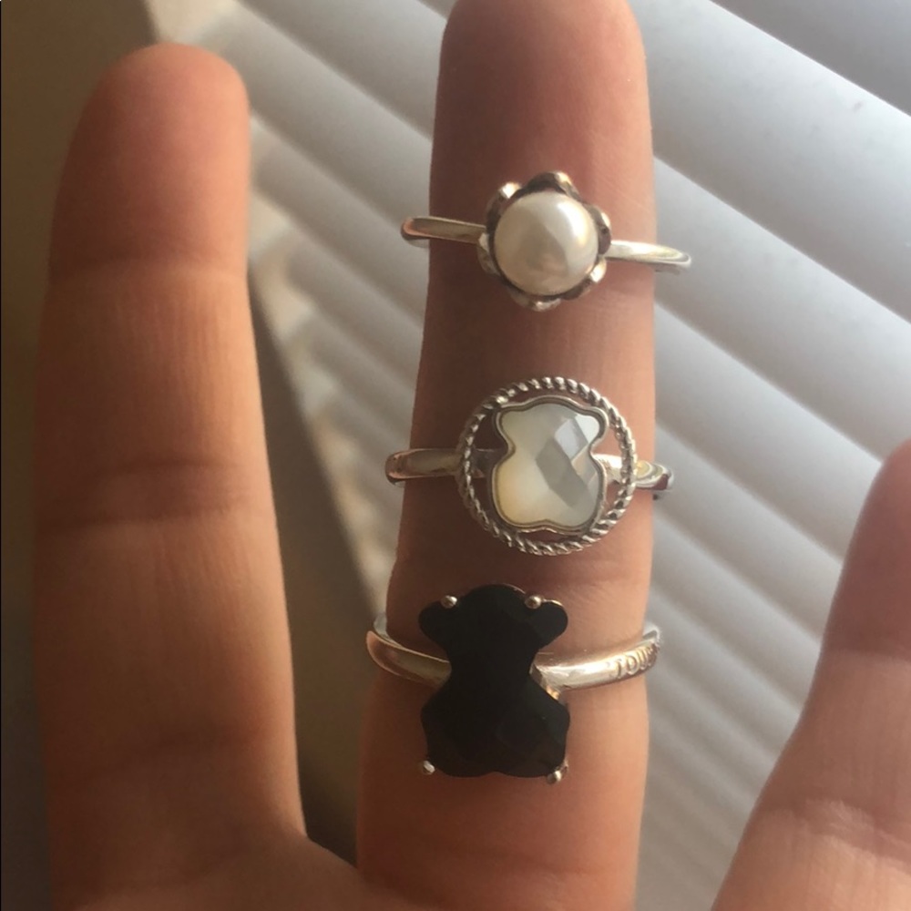 Múltiple Silver rings